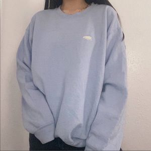 Brandy Melville baby blue Erica sweatshirt